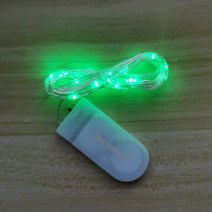 텐트 안방 투룸 인테리어 분위기 소품 led 줄 조명 무드 등, 1m10등[버튼 셀형], 그린
