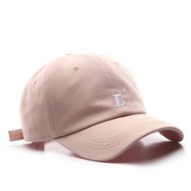 리카 L 이니셜 로고 패션 커플 볼캡 야구 모자