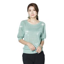 (베)[선도]샤이닝 메탈 퍼프 니트 4종