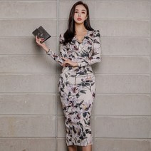 원피스 가을 롱 하객 결혼식 개화기의상 면 정장 쉬폰 골지 니트 다이마루 20 30 40 대