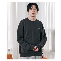 헤지스 피즈 2차 재입고프렌치 테리 더블 로고 맨투맨 4 컬러그린 그레이 베이지 차콜 165399, 00L