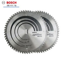 보쉬 목재용 팁쏘 원형톱날 7인치 60날 스킬 충전원형톱 마끼다 디월트 계양 호환, 2608642994(날 두께 2.5mm)