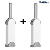 NaOBee 1+1 다용도 먼지제거 브러쉬 - 대형 그레이, 그레이 2P