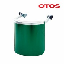 OTOS 보안면 F 61NB 안전모부착형 3도 얼굴보호, 색상:[색상]본상품