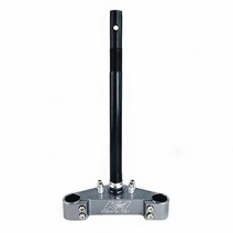 오토바이 낙상 보호 유니버설 CNC 27mm 30mm 오토바이 조향 스쿠터 프론트 쇼크 방향 칼럼 야마하 혼다 스, 08 30mm grey