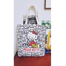 헬로키티 고양이 프린팅 에코백 토트백 가방 neko