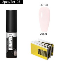 가성비 LILYCUTE-연장 네일 젤 클리어 화이트 핑크 UV LED 연장 젤 팁 향상 슬립 솔루션 빠른, 한개옵션1, 56 154536