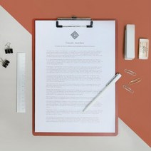 스크립트서류 레포트 보고서 클립파일판 서면 등록 오대성 영업사원 디자이너 결재판 페이퍼 FP