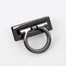 털실나라 직사각 링 가방잠금, 블랙