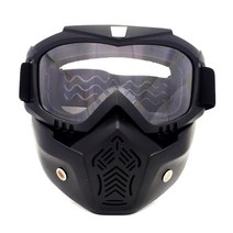 라이딩고글 편광 poc 고글 오토바이 마스크 안경 헬멧 마스크 고글, 투명한, 한 사이즈, 다중