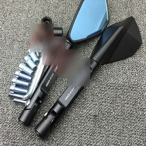 혼다 MSX125 사이드미러 반사경 튜닝 드레스업, 골드 + 블랙