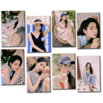 아이유포카 포토카드 고화질 코팅 아이유 고퀄리티 포스트카드 고급 굿즈 여자아이돌 프리미엄, IU-HB33, 6인치 사진 8장 (코팅)