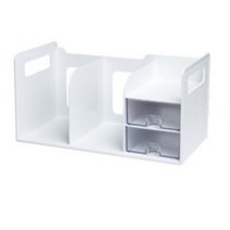 시스맥스 서랍 책꽂이 42300, white(흰색)