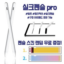 22년 최신 아이패드 펜슬 ( 구형 아이패드 호환 가능 ) 사은품 증정!, 실크펜슬 프로 화이트, 1개