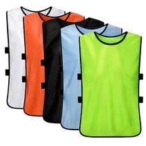 어른용 실키폴리 컬러 팀조끼 연습경기 밴딩 축구쪼끼, 화이트