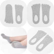 마트498 남성 발가락덧신 2켤레(그레이) 헬스양말 발냄새안나는 이너삭스 운동양말 땀흡수 꼬랑내양말 다한증 토
