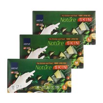 아베나 식품용 니트릴장갑 라텍스 위생 장갑 100매 3size 중 택1, 선택03. L