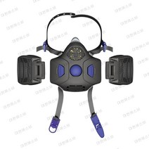 HF-800시리즈 프리미엄 양구형 방독면 필터 정화통, 방독면 HF-801SD(소형)