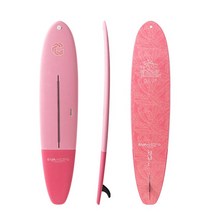롱보드 프로 초보자 SURF 서핑보드 바디 패들 킥판, IROCKER 다즐링 핑크 9