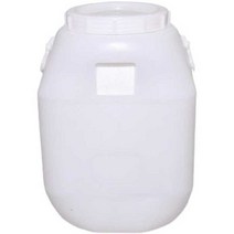 플라스틱 물통 손잡이 드럼통 원형 발효통 공그럼 50L