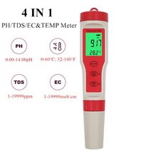 PH/TDS/EC/Temp/Salt/S.G/ORP 미터 수질 테스터 용 방수 디지털 PH 수영장 식수 수족관, 07 H