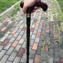 원목 고급 나무지팡이95cm 80대할아버지선물, 상세설명참조