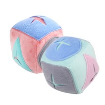 더플래 노즈워크 강아지 플레잉 볼, 핑크, 민트, 2개입