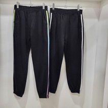더데이걸 옆선 두줄 조거 팬츠