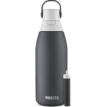 브리타 Brita 정수 텀블러 물통 스테인리스 보온보냉 기능, 946ml, Carbon