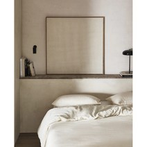 독일 ZARA HOME 직구 줄무늬 린넨 이불커버