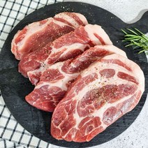 [버크셔K] 지리산 흑돼지 삼겹살 / 목살 1kg, 선택:목살 1kg 에어프라이어용 30~50mm 내외