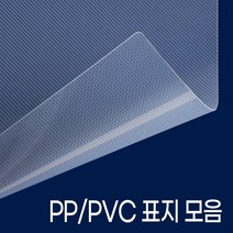 카피어랜드 제본용 PP PVC 표지 모음 B5 A4 A3, 사선투명 0.5MM A4 50매