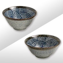 나미 공기대접 일제식기 일본가정식그릇 어린이그릇 예쁜도자기 감성 신혼살림 다이어트, 나미대접