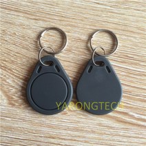 엑세스제어카드 MIFARE-클래식 4K 13.56mhz ISO 14443 A Fob RFID 태그 10 개입, 02 Grey