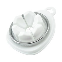 계란 절단기 와이어 과일 슬라이서 날카로운 컷 가정 주방 도구를위한 하드 보일드 계란, 표백제, 1개