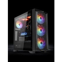 주연테크 COUNTER D5 강화유리 ATX 케이스