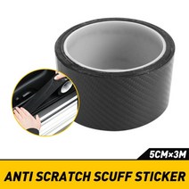자동차 지 필름 3m car door sill protector 범퍼 보호기 투명 탄소 섬유 car wrap film for kia rio 2 3 sportage 시트지 171, 탄소 섬유 블랙