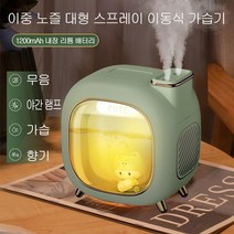 귀여운 인형 미니가습기 사무실 초음파 가습기, 흰색