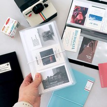 인디고 스토리지 포토카드 앨범 (콜렉트북 168포켓)+커스텀 스티커, [K1 05-004898] 스카이