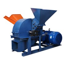 파쇄기 목재 분쇄기 통나무 대나무 옥수수 수수 줄기, 420 싱글 버킷 +7.5KW 모터