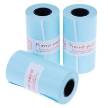 감열 프린팅 롤 용지 스티커 57mm x 30mm 포켓 페이퍼랑 포토 프린터용 3 로트