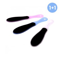 1+1 하트일자형 양면발미리 굳은살제거기 풋파일 2개, 1+1개