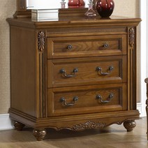 가구대장 헤라 W800 엔틱 3단 서랍장 HR-5, 단품