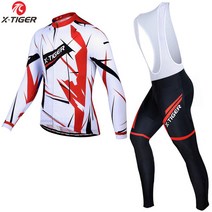 x-tiger 사이클 라이딩복장 자전거의류 상하의 세트 빕숏 저지 져지 남성