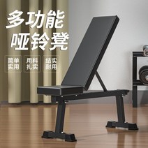 프리쳐컬 프리처컬 이두머신 이두컬 덤벨 의자 홈 피트니스 상업용 바벨 벤치 프레스 접이식 남성용 윗몸 일으키, 04/고품질 사각 튜브 덤벨 벤치