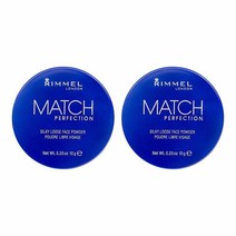 Rimmel 런던 매치 퍼펙션 루즈 파우더 투명 2팩 12.8g