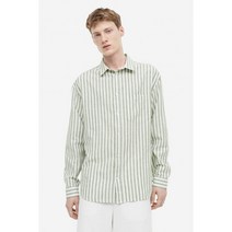 H&M 린넨-blend Shirt 티셔츠