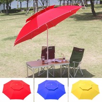 ZIY4807472단 팔각파라솔(꺽임형)240사이즈/ 파라솔/팔각/2단/, 몬스터빅파라솔(꺾임) 옐로우