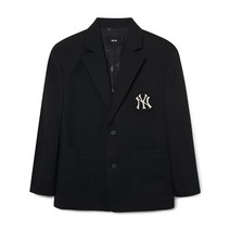엠엘비 MLB 남성 자켓 미디움 로고 블레이저 NY 블랙