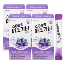프리티 스파클링 아르기닌 푸룬 콤부차 탄산수 아르기닌, 60개, 11g